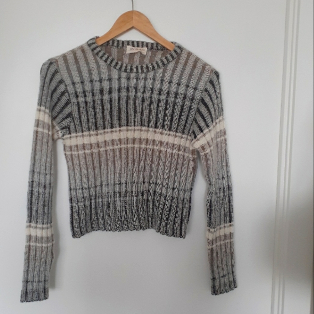 OMPHALOS Crop Sweater